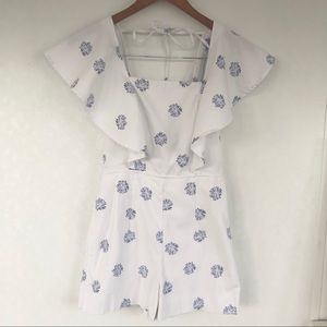 Club Monaco floral romper